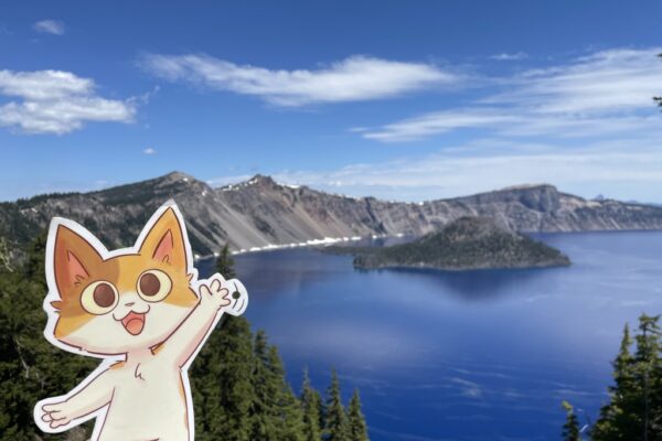 KeeKee at Crater Lake KeeKee at Crater Lake